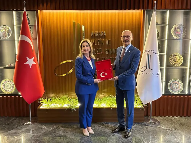 Rektör Prof. Dr. Gülçin Yahya Kaçar'a hayırlı olsun ziyareti